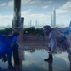 Anakin Skywalker and Obi-Wan Kenobi fight with lightsabers on Coruscant in Obi-Wan.